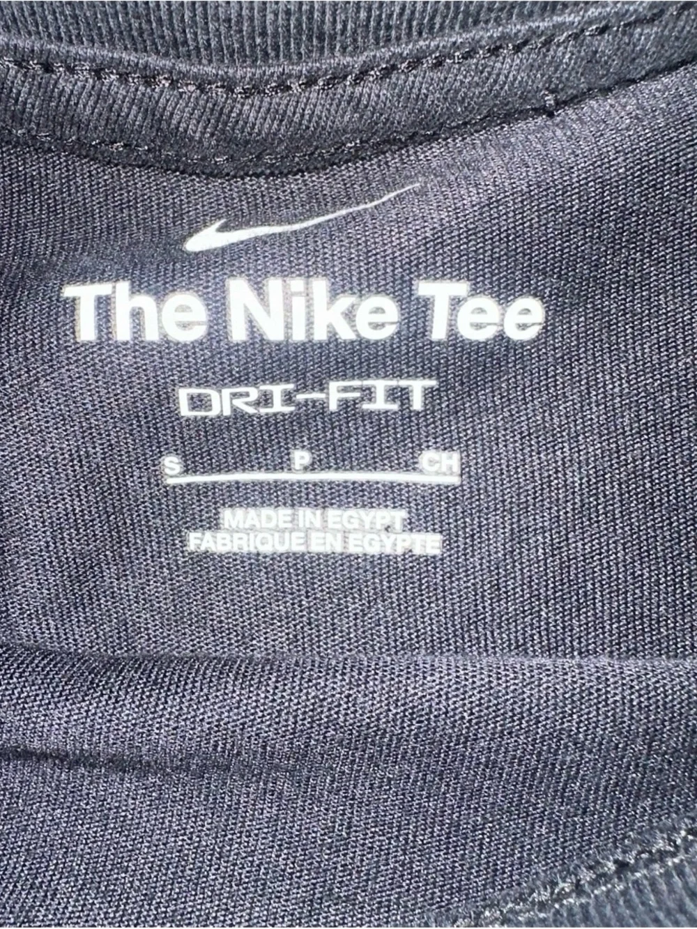 Nike Dri-FIT Swoosh Graphic Training T-Shirt Men’s Small Black